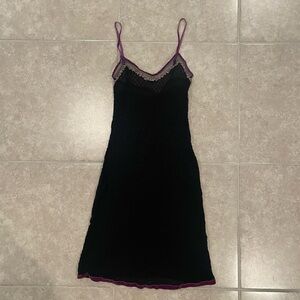 Vintage Swiss Dot floral Betsey Johnson nightgown/dress size P